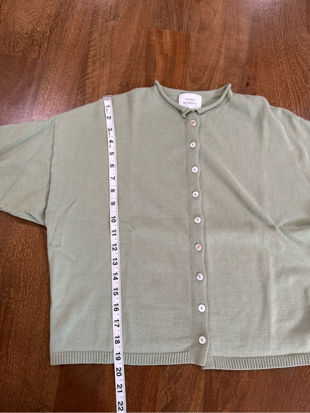 Things Between Toby Rollneck Half-Sleeve Cardigan - Picture 9 of 11